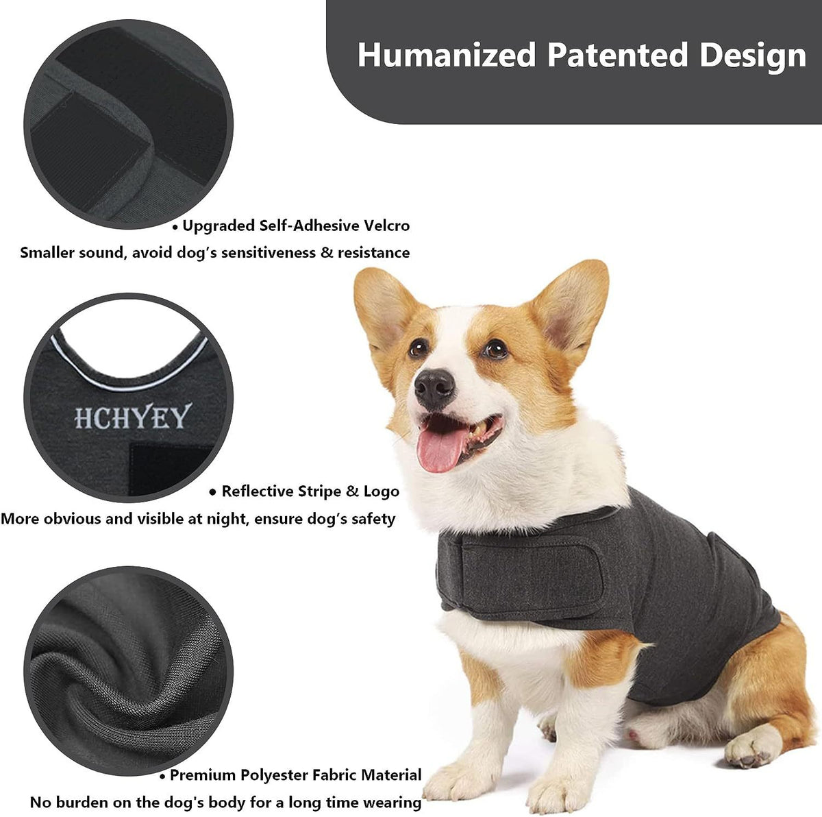 Calming Anxiety Wrap for Dogs - Stress Relief Compression Vest
